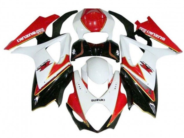 Compra Carenados Moto Suzuki GSXR 1000 2005-2006 - Blanco Rojo Negro Oro