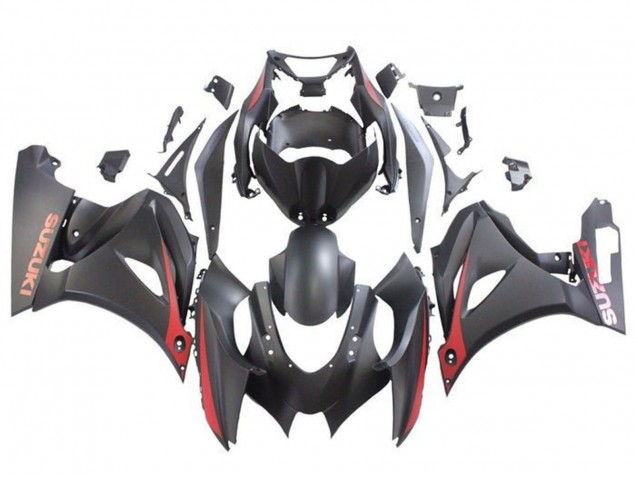 Compra Carenados Moto Suzuki GSXR1000 2017-2024 - Negro Mate Rojo Mate