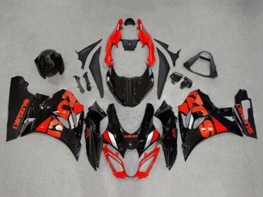 Compra Carenados Moto Suzuki GSXR1000 2017-2024 - Negro Rojo Plata