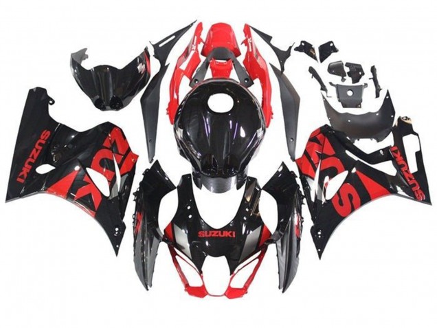 Compra Carenados Moto Suzuki GSXR1000 2017-2024 - Negro Rojo