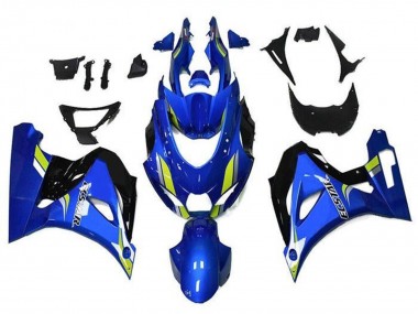 Compra Carenados Moto Suzuki GSXR1000 2017-2024 - Azul Verde Negro Ecstar