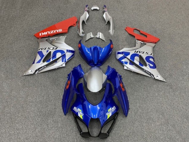 Compra Carenados Moto Suzuki GSXR1000 2017-2024 - Azul Plata Rojo