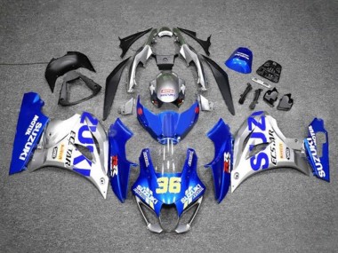 Compra Carenados Moto Suzuki GSXR1000 2017-2024 - Azul Plata Ecstar 36