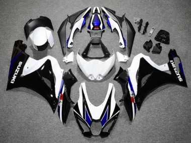 Compra Carenados Moto Suzuki GSXR1000 2017-2024 - Blanco Azul Negro