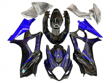 Compra Carenados Moto Suzuki GSXR 1000 2007-2008 - Negro Azul Llama
