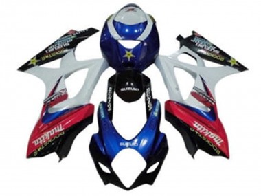 Compra Carenados Moto Suzuki GSXR 1000 2007-2008 - Blanco Azul Rojo Negro Makita