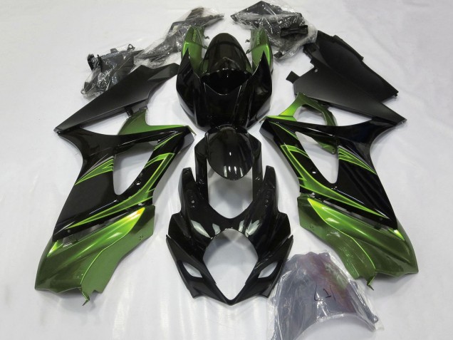 Compra Carenados Moto Suzuki GSXR 1000 2007-2008 - Verde Negro Brillante