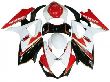 Compra Carenados Moto Suzuki GSXR 1000 2007-2008 - Blanco Rojo Oro Negro