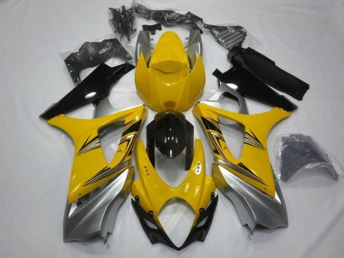 Compra Carenados Moto Suzuki GSXR 1000 2007-2008 - Amarillo Plata Negro