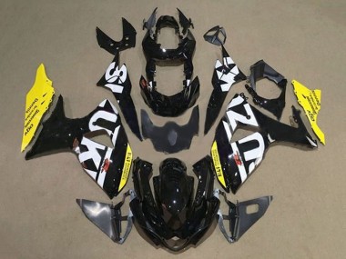 Compra Carenados Moto Suzuki GSXR 1000 2009-2016 - Negro Blanco Amarillo