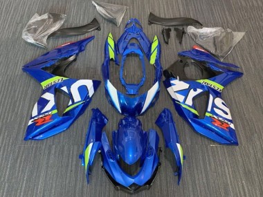Compra Carenados Moto Suzuki GSXR 1000 2009-2016 - Azul Neon Verde Blanco Ecstar