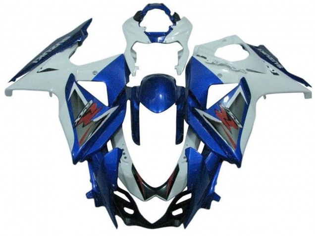 Compra Carenado Moto Suzuki GSXR 1000 2009-2016 - Blanco Azul Plata