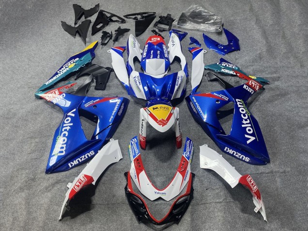 Compra Carenados Moto Suzuki GSXR 1000 2009-2016 - Blanco Azul Rojo Amarillo Voltcom