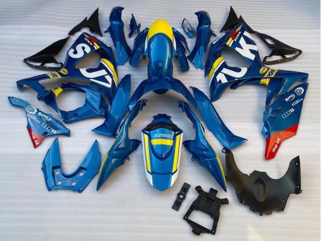 Compra Carenados Moto Suzuki GSXR 1000 2009-2016 - Azul Amarillo Blanco Rojo
