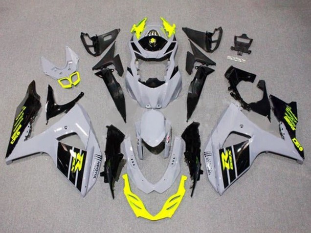 Compra Carenados Moto Suzuki GSXR 1000 2009-2016 - Gris Neon Amarillo Negro