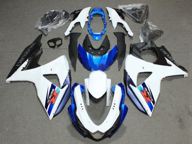 Compra Carenado Moto Suzuki GSXR 1000 2009-2016 - Blanco Azul Negro
