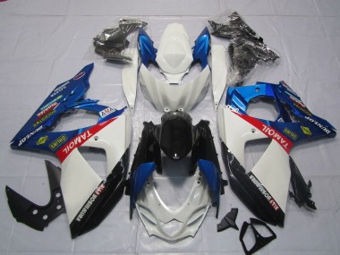 Compra Carenados Moto Suzuki GSXR 1000 2009-2016 - Blanco Azul Rojo Negro TaMobil