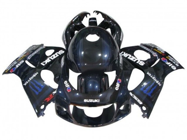 Compra Carenados Moto Suzuki GSXR 600 / GSXR 750 1996-2000 - Negro Azul Oscuro Monstruo