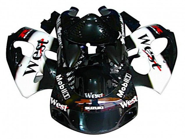 Compra Carenados Moto Suzuki GSXR 600 / GSXR 750 1996-2000 - Negro Blanco West