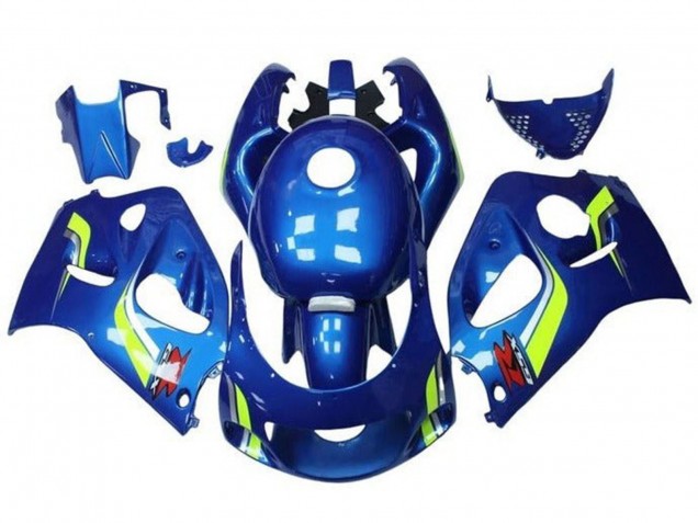 Compra Carenados Moto Suzuki GSXR 600 / GSXR 750 1996-2000 - Azul Amarillo Blanco