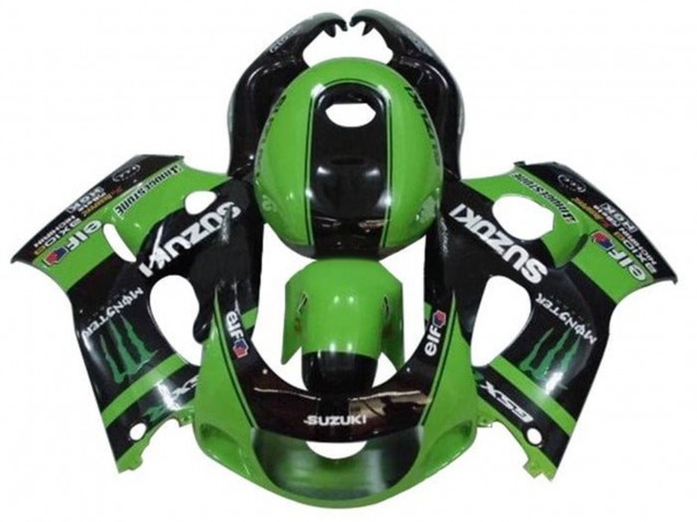 Compra Carenados Moto Suzuki GSXR 600 / GSXR 750 1996-2000 - Verde Negro Monstruo