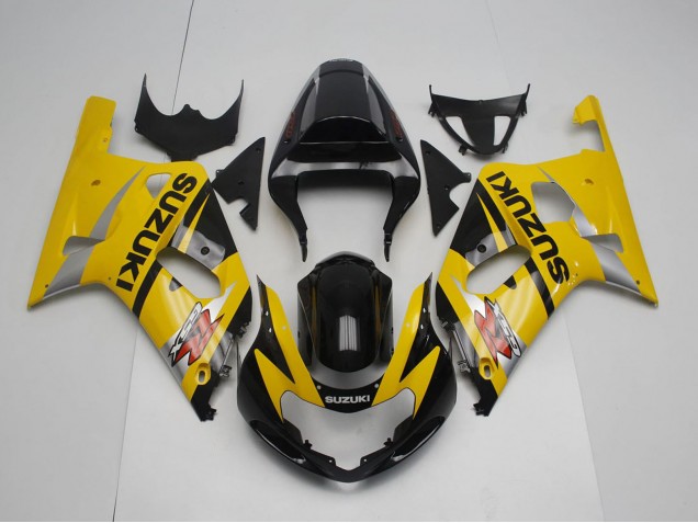 Compra Carenado Moto Suzuki GSXR 600 / GSXR 750 2001-2003 - Amarillo Plata Negro Brillante