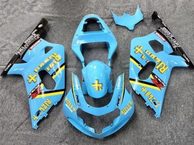 Compra Carenados Moto Suzuki GSXR 600 / GSXR 750 2001-2003 - Azul Claro Amarillo Negro Negro Rizla