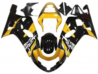 Compra Carenados Moto Suzuki GSXR 600 / GSXR 750 2001-2003 - Amarillo Plata Negro Brillante