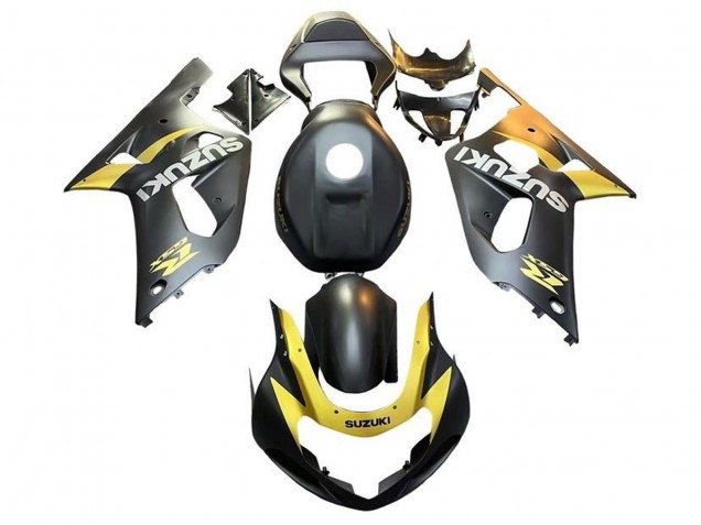 Compra Carenados Moto Suzuki GSXR 600 / GSXR 750 2001-2003 - Negro Mate Amarillo