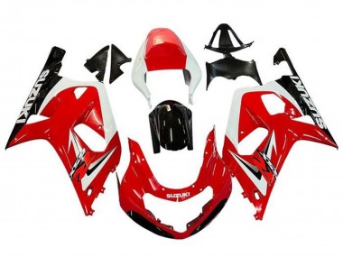 Compra Carenados Moto Suzuki GSXR 600 / GSXR 750 2001-2003 - Rojo Blanco Negro Brillante