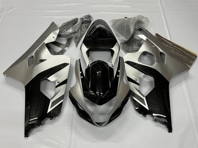 Compra Carenados Moto Suzuki GSXR 600 / GSXR 750 2001-2003 - Plata Negro Brillante