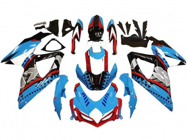 Compra Carenados Moto Suzuki GSXR 600 / GSXR 750 2008-2010 - Azul Rojo Negro Shape