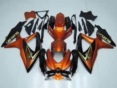 Compra Carenados Moto Suzuki GSXR 600 / GSXR 750 2008-2010 - Naranja Oro Negro