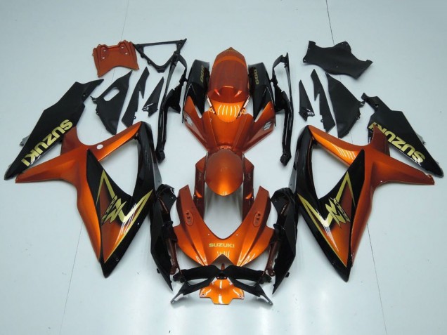 Compra Carenados Moto Suzuki GSXR 600 / GSXR 750 2008-2010 - Naranja Oro Negro