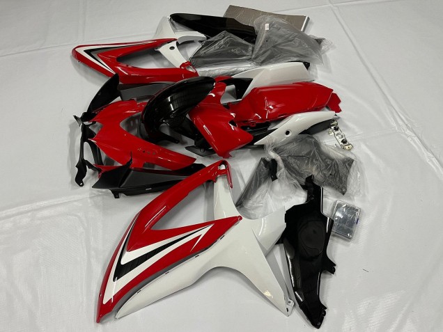Compra Carenado Moto Suzuki GSXR 600 / GSXR 750 2008-2010 - Blanco Rojo Negro Brillante