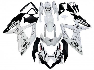 Compra Carenados Moto Suzuki GSXR 600 / GSXR 750 2008-2010 - Blanco Negro Alstare Corona Extra Motul