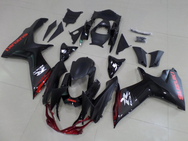 Compra Carenados Moto Suzuki GSXR 600 / GSXR 750 2011-2024 - Negro Mate Negro Brillante Rojo Blanco