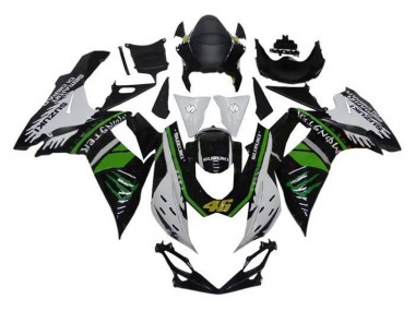 Compra Carenados Moto Suzuki GSXR 600 / GSXR 750 2011-2024 - Blanco Verde Negro Monstruo 46