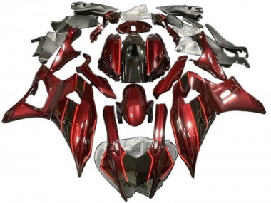 Compra Carenados Moto Yamaha YZF R7 2021-2024 - Rojo Oscuro Negro