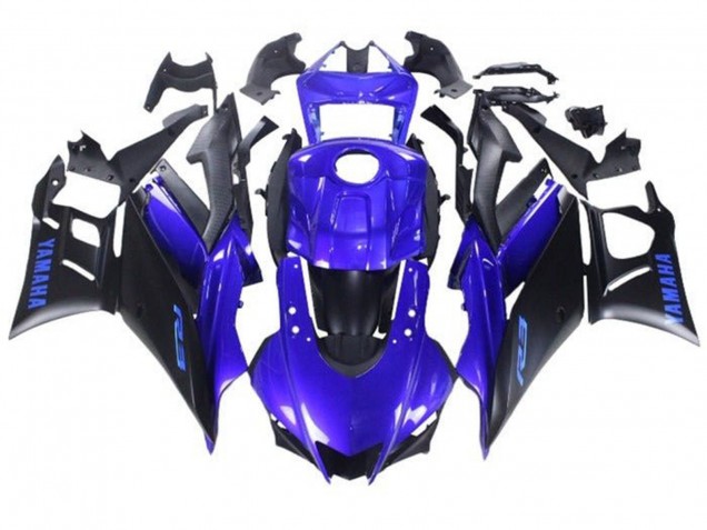 Compra Carenados Moto Yamaha YZF R3/R25 2019-2021 - Azul Negro Mate