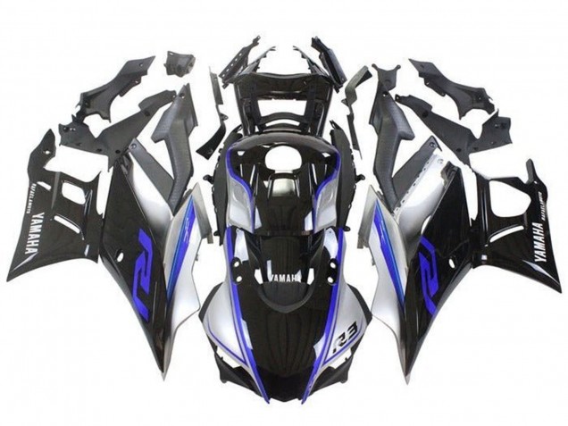 Compra Carenados Moto Yamaha YZF R3/R25 2019-2021 - Plata Azul Negro