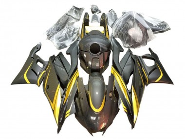 Compra Carenados Moto Yamaha YZF R3/R25 2022-2024 - Oro Negro FibraCarbono Estilo