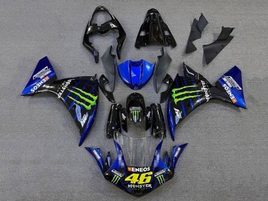 Compra Carenados Moto Yamaha YZF 1000 R1 2009-2011 - Azul Negro Brillante Verde Monstruo Energy
