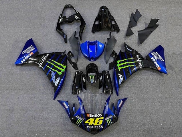 Compra Carenados Moto Yamaha YZF 1000 R1 2009-2011 - Azul Negro Brillante Verde Monstruo Energy