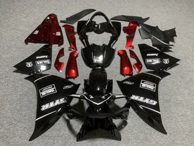 Compra Carenados Moto Yamaha YZF 1000 R1 2009-2011 - Negro Brillante GYTR Rojo
