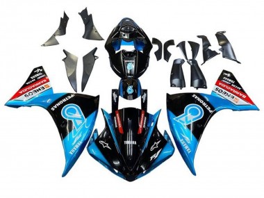 Compra Carenados Moto Yamaha YZF 1000 R1 2009-2011 - Negro Azul Claro Rojo Petronas