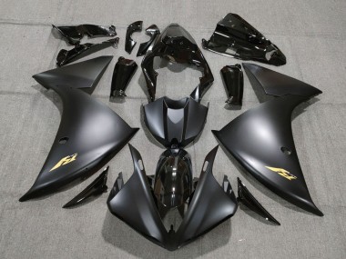 Compra Carenados Moto Yamaha YZF 1000 R1 2009-2011 - Negro Brillante Negro Mate Oro