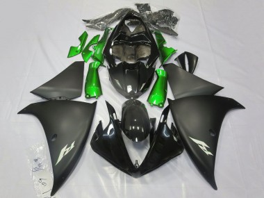 Compra Carenados Moto Yamaha YZF 1000 R1 2009-2011 - Negro Brillante Negro Mate Verde