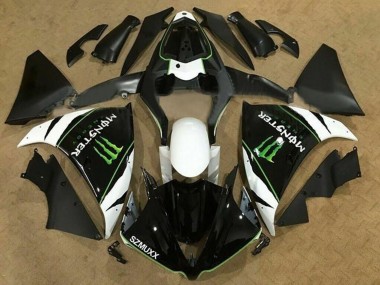 Compra Carenados Moto Yamaha YZF 1000 R1 2009-2011 - Blanco Negro Verde Monstruo Energy