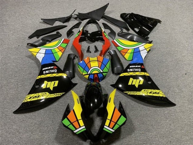 Compra Carenados Moto Yamaha YZF 1000 R1 2009-2011 - Negro Amarillo HP RuedaColores